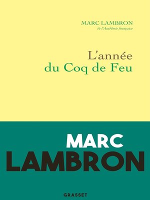 cover image of L'année du coq de feu